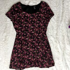 Cute Floral A-Line Mini Dress
